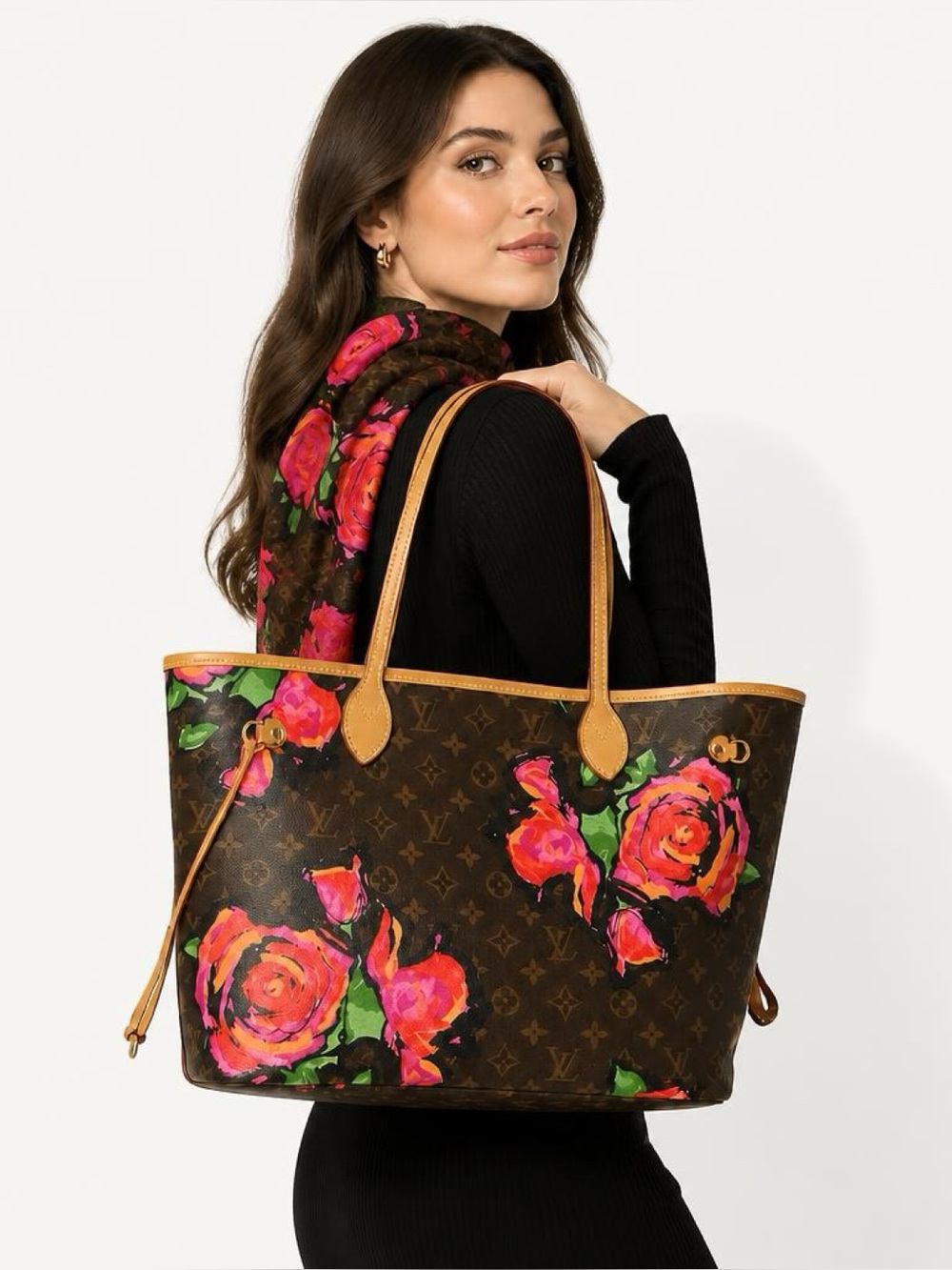 Louis Vuitton Stephen Sprouse speedy 30 Monogram Scarf &Neverull MM